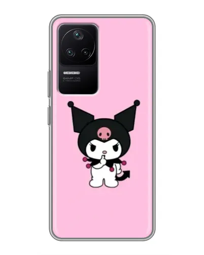 Чехол для Xiaomi POCO F4 (5G) с картинкой «Kuromi — розовая нежность» Чехол для Xiaomi POCO F4 (5G) с картинкой «Kuromi — розовая нежность»
