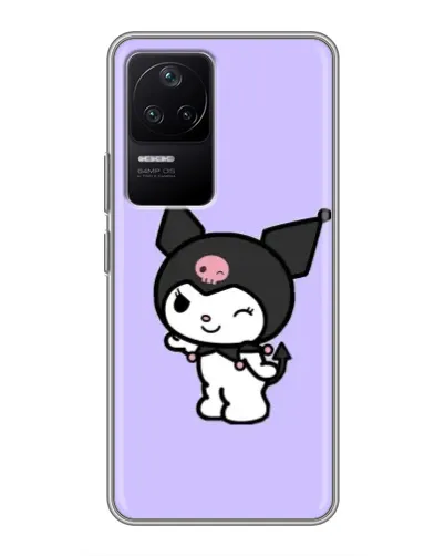 Чехол для Xiaomi POCO F4 (5G) с картинкой «Классическая Kuromi» Чехол для Xiaomi POCO F4 (5G) с картинкой «Классическая Kuromi»