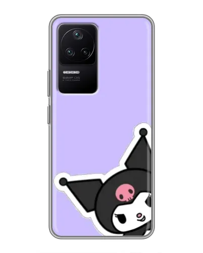 Чехол для Xiaomi POCO F4 (5G) с картинкой «Забавная Kuromi» Чехол для Xiaomi POCO F4 (5G) с картинкой «Забавная Kuromi»