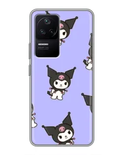 Чехол для Xiaomi POCO F4 (5G) с картинкой «Паттерн с Kuromi» Чехол для Xiaomi POCO F4 (5G) с картинкой «Паттерн с Kuromi»