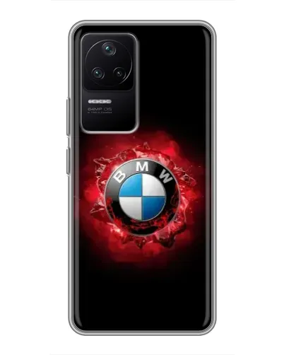 Чехол для Xiaomi POCO F4 (5G) с картинкой «Логотип BMW — вспышка» Чехол для Xiaomi POCO F4 (5G) с картинкой «Логотип BMW — вспышка»