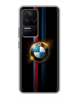 Чехол для Xiaomi POCO F4 (5G) с картинкой «BMW M-Power неон»