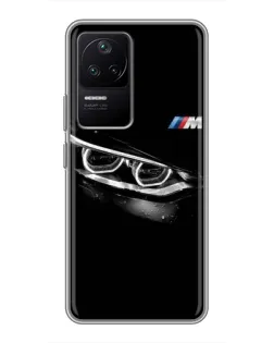 Чехол для Xiaomi POCO F4 (5G) с картинкой «BMW — взгляд тигра»