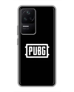Чехол для Xiaomi POCO F4 (5G) с картинкой «Лого BMW — металлический блеск»