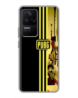 Чехол для Xiaomi POCO F4 (5G) с картинкой «PUBG — камуфляжный шлем»