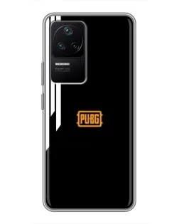 Чехол для Xiaomi POCO F4 (5G) с картинкой «PUBG — вертикальные линии»