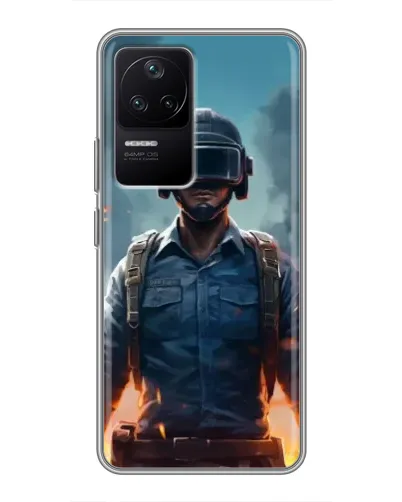 Чехол для Xiaomi POCO F4 (5G) с картинкой «PUBG — реалистичный герой» Чехол для Xiaomi POCO F4 (5G) с картинкой «PUBG — реалистичный герой»