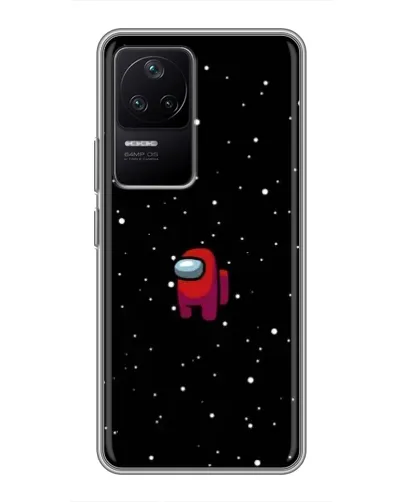 Чехол для Xiaomi POCO F4 (5G) с картинкой «Красный Among Us» Чехол для Xiaomi POCO F4 (5G) с картинкой «Красный Among Us»