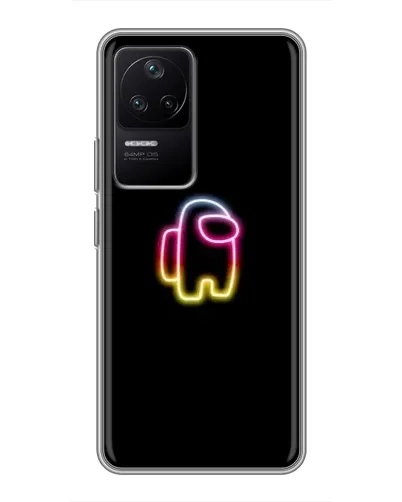 Чехол для Xiaomi POCO F4 (5G) с картинкой «Among Us градиент» Чехол для Xiaomi POCO F4 (5G) с картинкой «Among Us градиент»