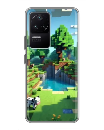 Чехол для Xiaomi POCO F4 (5G) с картинкой «Minecraft летний день» Чехол для Xiaomi POCO F4 (5G) с картинкой «Minecraft летний день»