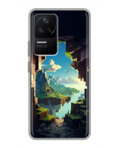 Чехол для Xiaomi POCO F4 (5G) с картинкой «Вид из пещеры» Чехол для Xiaomi POCO F4 (5G) с картинкой «Вид из пещеры»