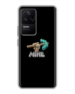 Чехол для Xiaomi POCO F4 (5G) с картинкой «Алмазная кирка»