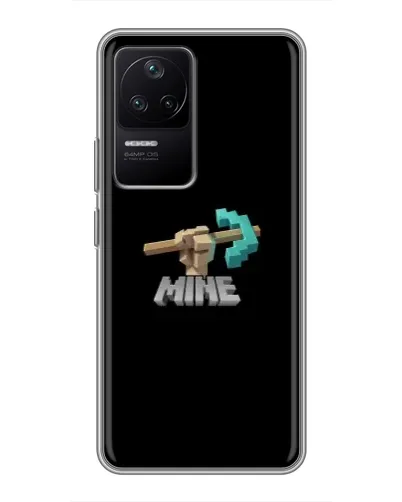 Чехол для Xiaomi POCO F4 (5G) с картинкой «Алмазная кирка» Чехол для Xiaomi POCO F4 (5G) с картинкой «Алмазная кирка»