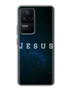 Чехол для Xiaomi POCO F4 (5G) с картинкой «Звездное небо Jesus»