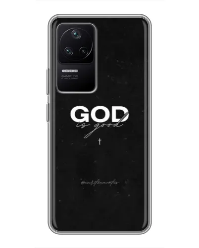 Чехол для Xiaomi POCO F4 (5G) с картинкой «GOD — Бог над всем» Чехол для Xiaomi POCO F4 (5G) с картинкой «GOD — Бог над всем»