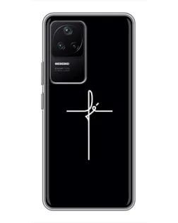 Чехол для Xiaomi POCO F4 (5G) с картинкой «Тонкий крест»