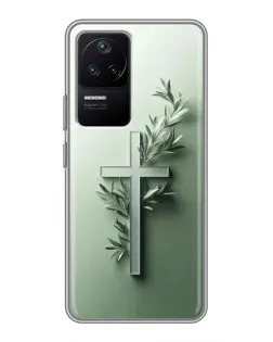 Чехол для Xiaomi POCO F4 (5G) с картинкой «Оливковая ветвь»