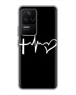 Чехол для Xiaomi POCO F4 (5G) с картинкой «Пульс веры»