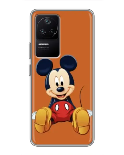 Чехол для Xiaomi POCO F4 (5G) с картинкой «Микки отдыхает»