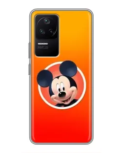 Чехол для Xiaomi POCO F4 (5G) с картинкой «Mickey в круге»