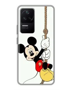 Чехол для Xiaomi POCO F4 (5G) с картинкой «Mickey на канате»