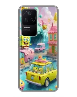 Чехол для Xiaomi POCO F4 (5G) с картинкой «Монстр-трак приключения»