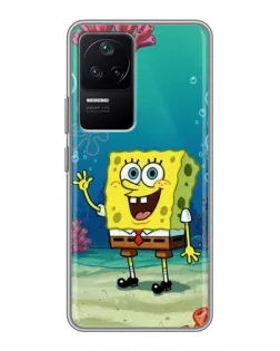 Чехол для Xiaomi POCO F4 (5G) с картинкой «Подводный привет»
