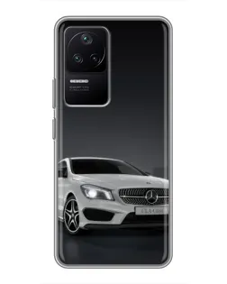 Чехол для Xiaomi POCO F4 (5G) с картинкой «Mercedes AMG GT Silver» Чехол для Xiaomi POCO F4 (5G) с картинкой «Mercedes AMG GT Silver»