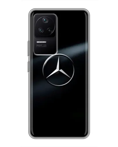 Чехол для Xiaomi POCO F4 (5G) с картинкой «Mercedes на металле» Чехол для Xiaomi POCO F4 (5G) с картинкой «Mercedes на металле»