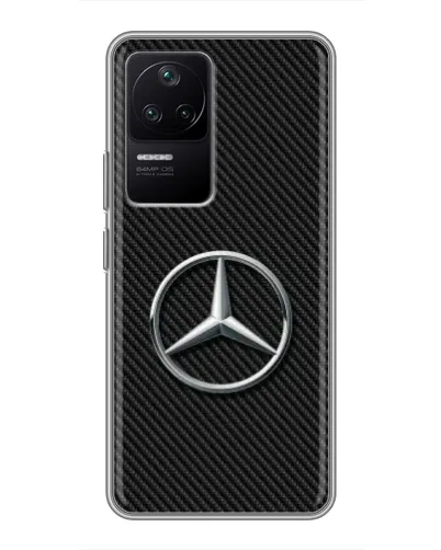 Чехол для Xiaomi POCO F4 (5G) с картинкой «Карбоновый Mercedes стиль» Чехол для Xiaomi POCO F4 (5G) с картинкой «Карбоновый Mercedes стиль»