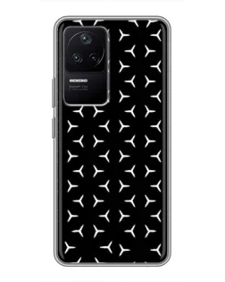 Чехол для Xiaomi POCO F4 (5G) с картинкой «Mercedes паттерн звезд» Чехол для Xiaomi POCO F4 (5G) с картинкой «Mercedes паттерн звезд»