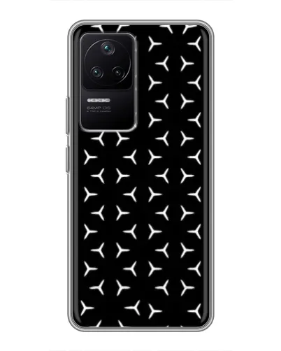 Чехол для Xiaomi POCO F4 (5G) с картинкой «Mercedes паттерн звезд» Чехол для Xiaomi POCO F4 (5G) с картинкой «Mercedes паттерн звезд»