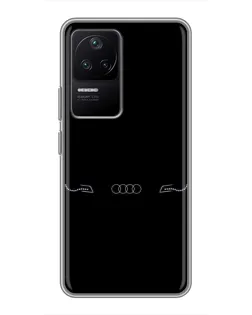 Чехол для Xiaomi POCO F4 (5G) с картинкой «Audi — световой подпись» Чехол для Xiaomi POCO F4 (5G) с картинкой «Audi — световой подпись»