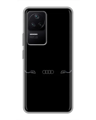 Чехол для Xiaomi POCO F4 (5G) с картинкой «Audi — световой подпись»