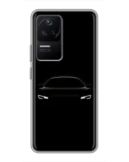 Чехол для Xiaomi POCO F4 (5G) с картинкой «Взгляд Audi в темноте»