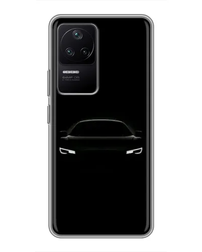 Чехол для Xiaomi POCO F4 (5G) с картинкой «Взгляд Audi в темноте»