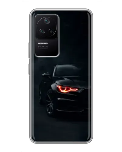 Чехол для Xiaomi POCO F4 (5G) с картинкой «Audi — хищный взгляд»