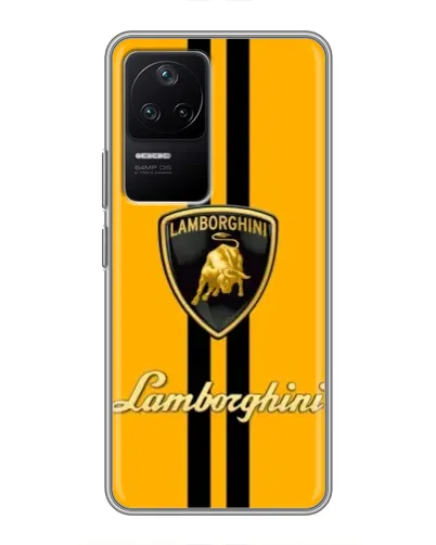 Чехол для Xiaomi POCO F4 (5G) с картинкой «Lamborghini Stripe желтый» Чехол для Xiaomi POCO F4 (5G) с картинкой «Lamborghini Stripe желтый»