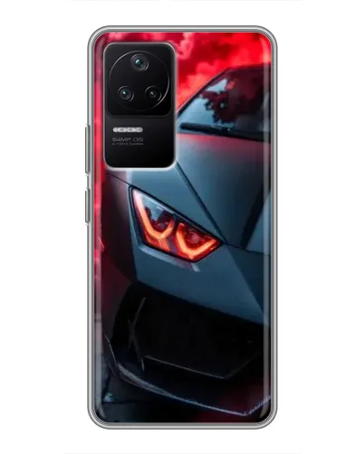Чехол для Xiaomi POCO F4 (5G) с картинкой «Lamborghini красное сияние» Чехол для Xiaomi POCO F4 (5G) с картинкой «Lamborghini красное сияние»