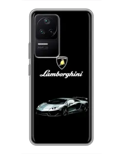 Чехол для Xiaomi POCO F4 (5G) с картинкой «Логотип Lamborghini классика»