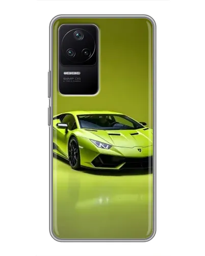 Чехол для Xiaomi POCO F4 (5G) с картинкой «Салатовый Lamborghini Huracan» Чехол для Xiaomi POCO F4 (5G) с картинкой «Салатовый Lamborghini Huracan»