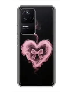 Чехол для Xiaomi POCO F4 (5G) с картинкой «Дымчатое сердце»