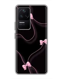 Чехол для Xiaomi POCO F4 (5G) с картинкой «Розовые ленты»