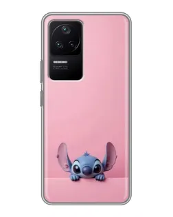 Чохол для Xiaomi POCO F4 (5G) з картинкою «Stitch визирає»