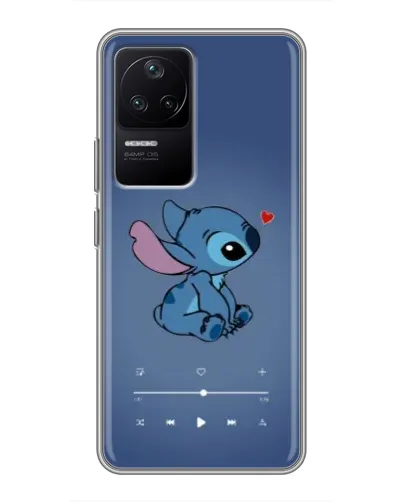 Чохол для Xiaomi POCO F4 (5G) з картинкою «Музичний Stitch»