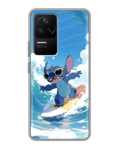 Чохол для Xiaomi POCO F4 (5G) з картинкою «Стіч на хвилі»
