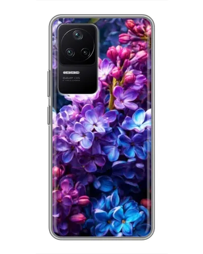 Чехол для Xiaomi POCO F4 (5G) с картинкой «Сиреневый цвет»