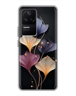 Чехол для Xiaomi POCO F4 (5G) с картинкой «Лиловые цветы грации»
