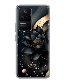 Чехол для Xiaomi POCO F4 (5G) с картинкой «Черный лотос»