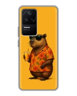 Чехол для Xiaomi POCO F4 (5G) с картинкой «Капибара на отдыхе» Чехол для Xiaomi POCO F4 (5G) с картинкой «Капибара на отдыхе»